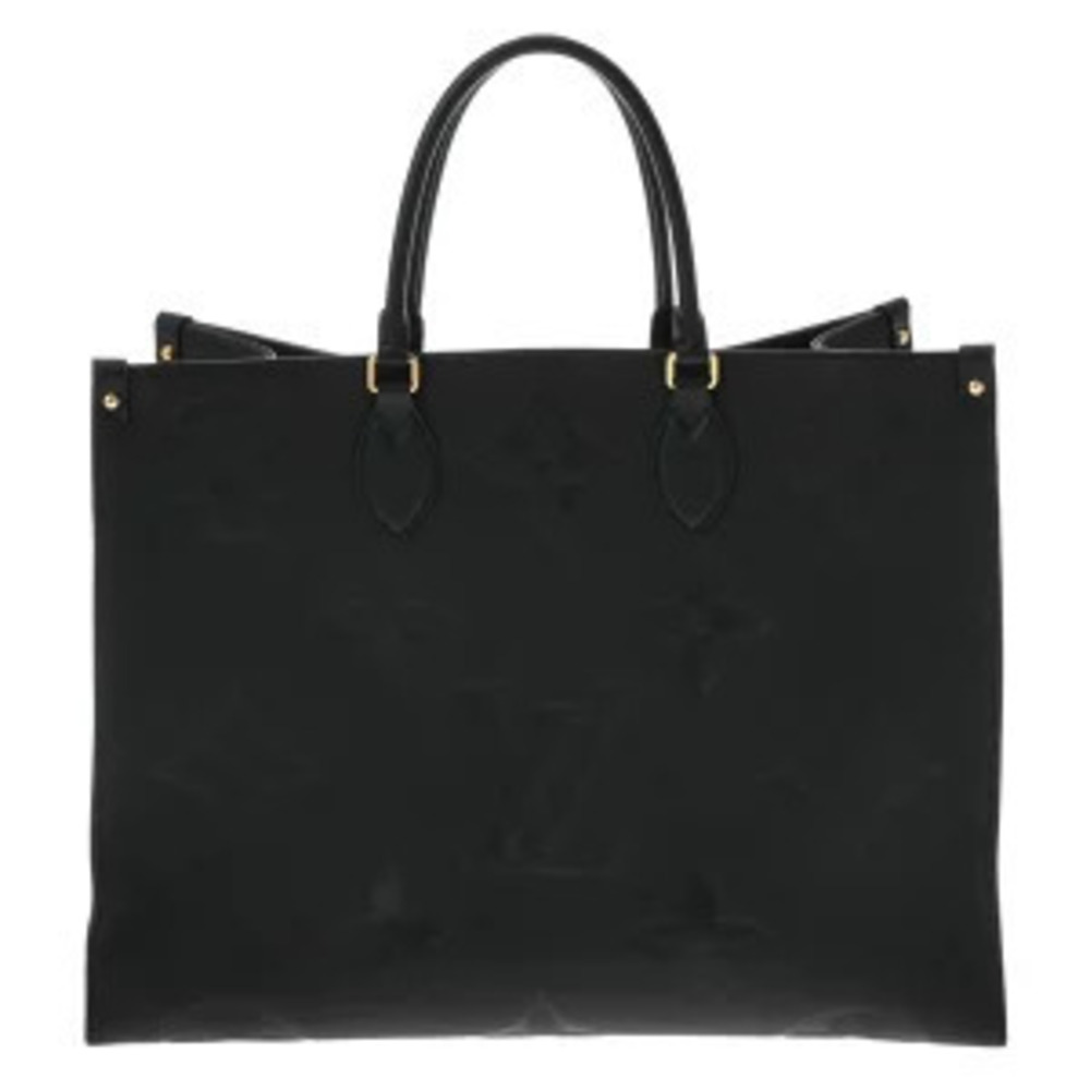 Louis Vuitton Monogram Empreinte On The Go Noir Black Leather Tote Bag